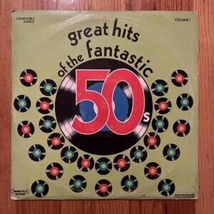 Great Hits of the Fantastic 50s Volume 1. Vinyl Record Double LP Album. C2 10236